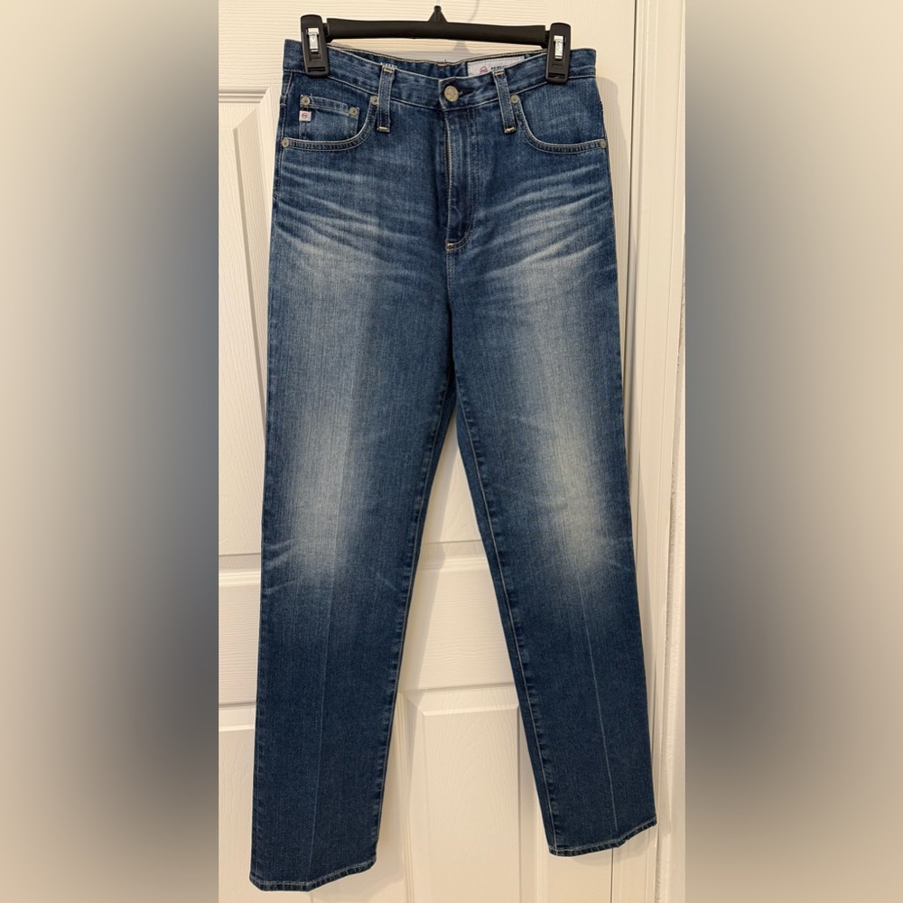 AG high-rise vintage straight jeans